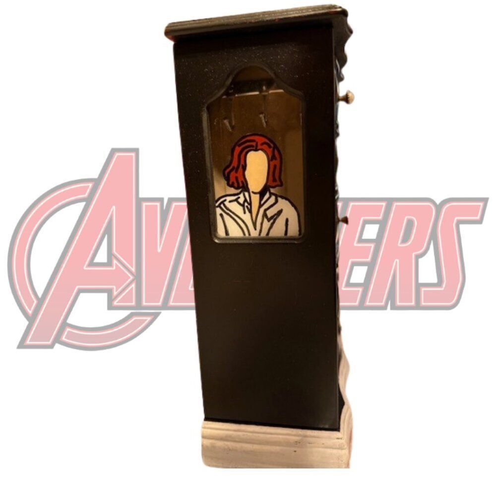 Hand-Painted Marvel Avengers Jewelry Box – One-of-a-Kind Wooden Organizer - Picture 6 of 14